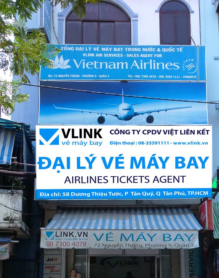 Đại lý bán vé máy bay tại quận Tân Phú