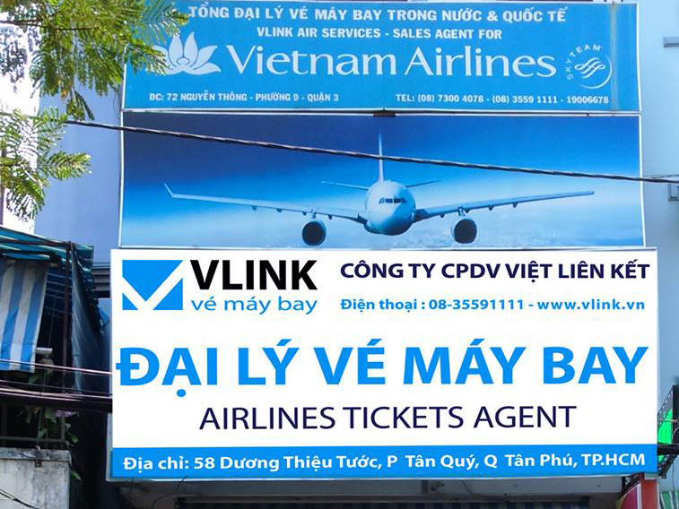 phòng bán vé máy bay quận Tân Phú