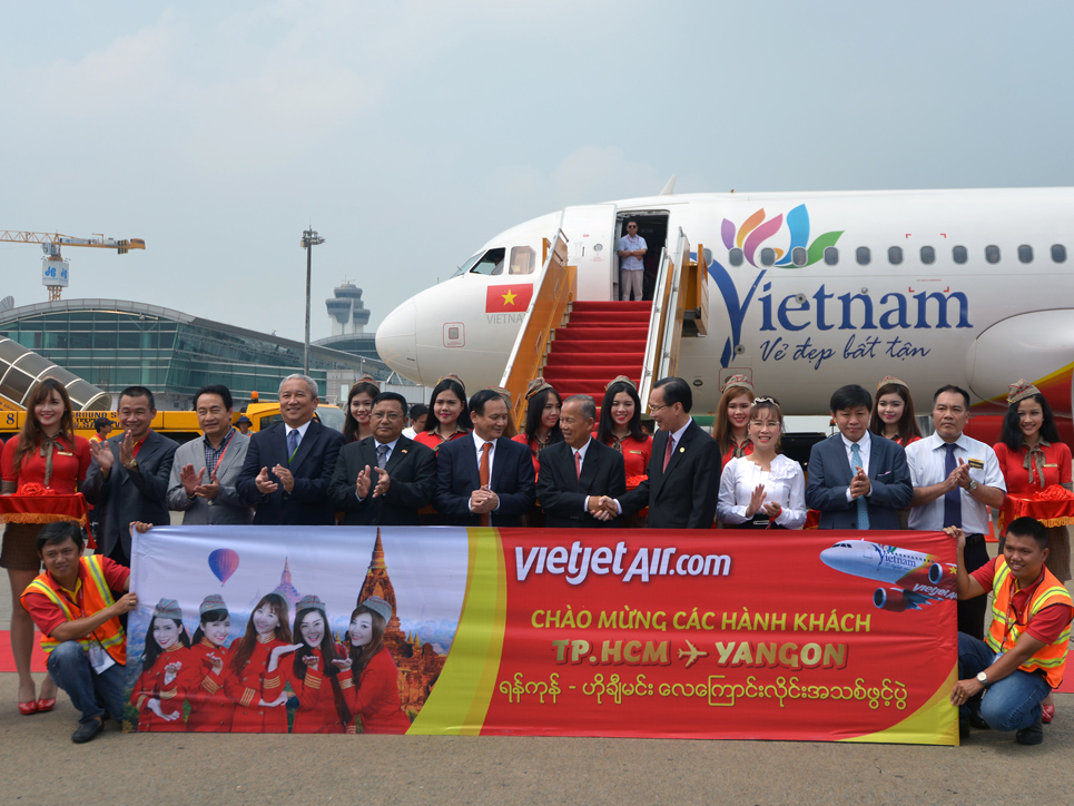 Thông tin giá vé máy bay đi Myanmar Vietjet