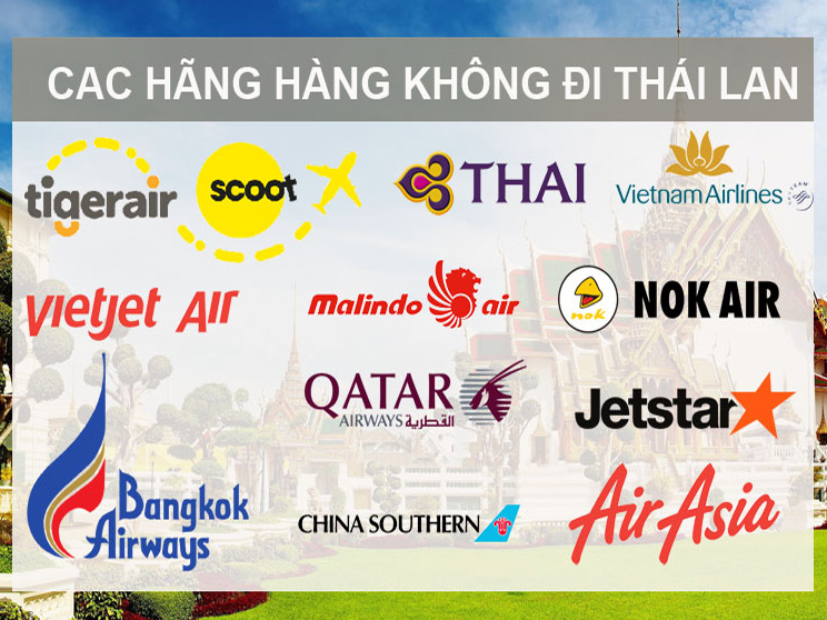 Các hãng hàng không đi Thái Lan