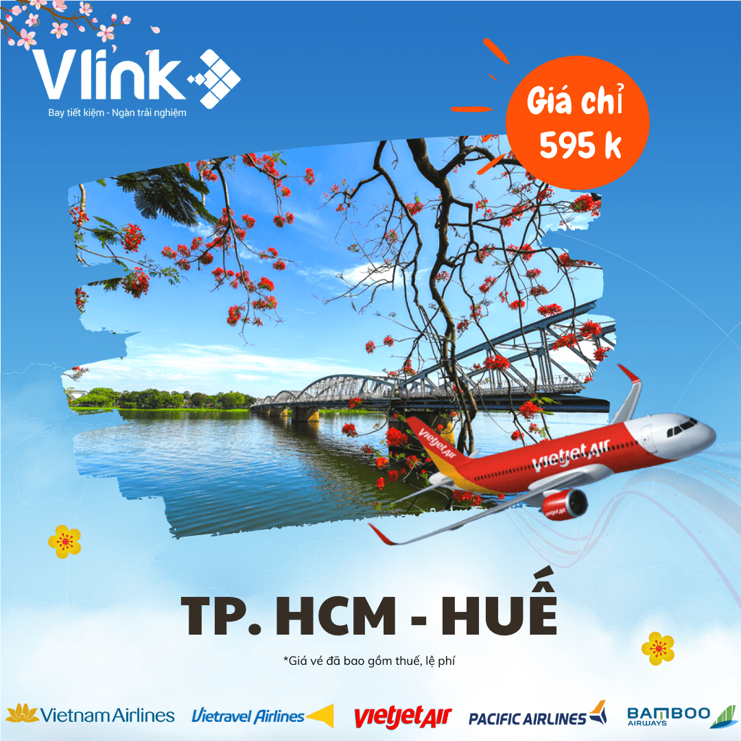 vé máy bay đi huế