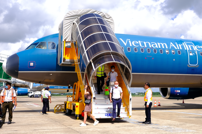 3 đường bay mới kết nối giữa Cần Thơ và Hải Phòng, Vinh, Buôn Ma Thuột vừa được Vietnam Airlines đưa vào hoạt động /// Ảnh: Đình Tuyển